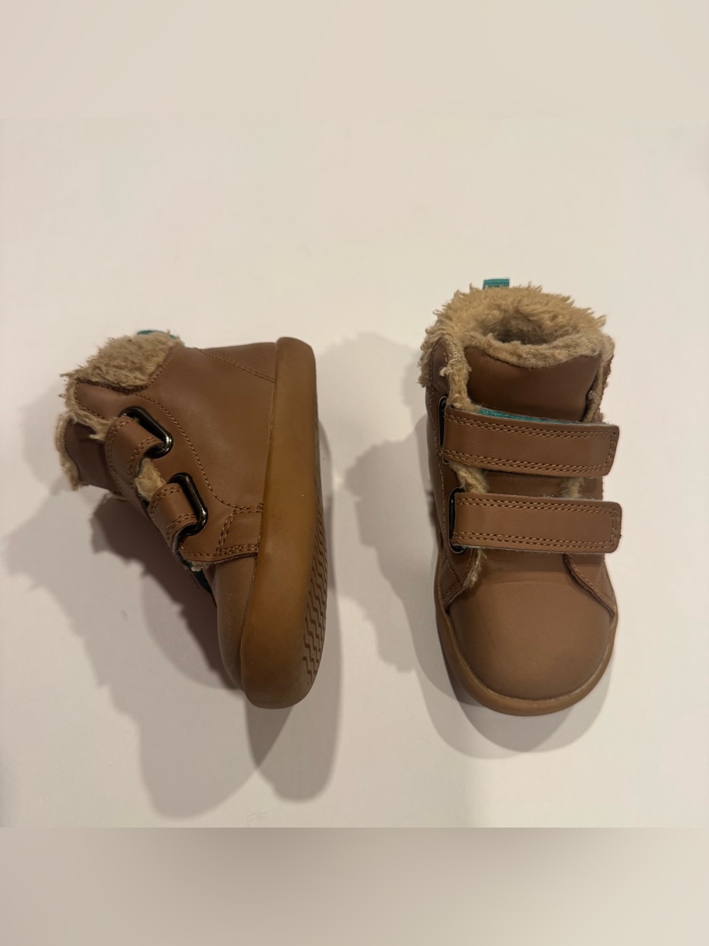 Ten Little Brown Furry High Top Boots